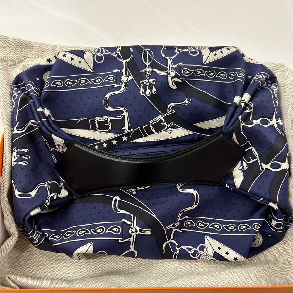 Hermes Balusoie Bag In Bleu
